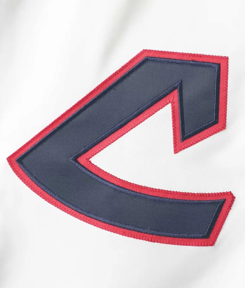 Cleveland Indians White and Navy The Legend Jacket