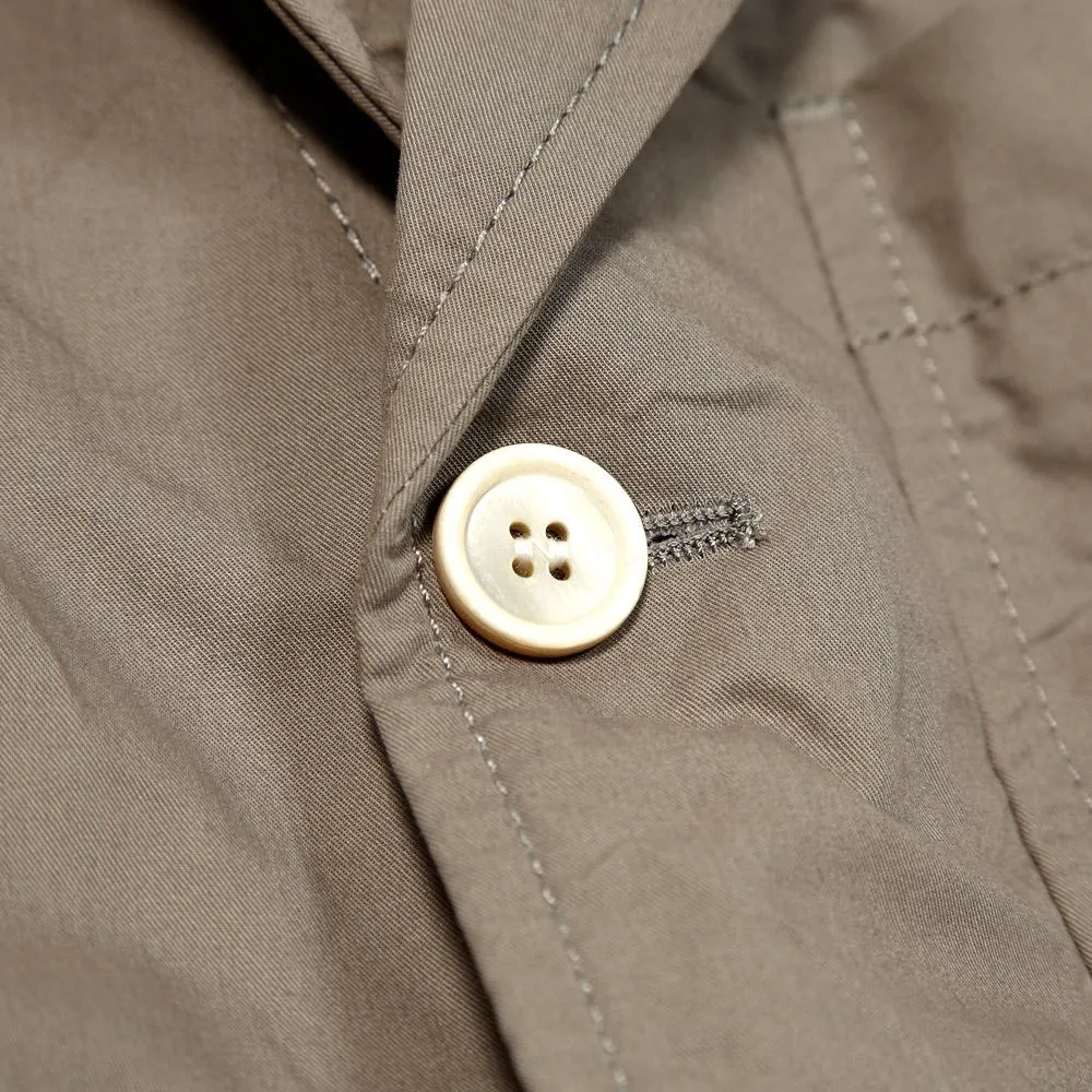 Comme de Garcons SHIRT Three Button Twill Blazer Khaki