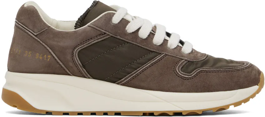 Common Projects Brown Track Premium Sneakers