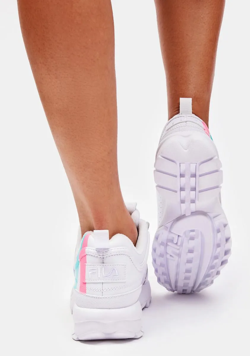 Cotton Candy Disruptor II Stripe Sneakers-