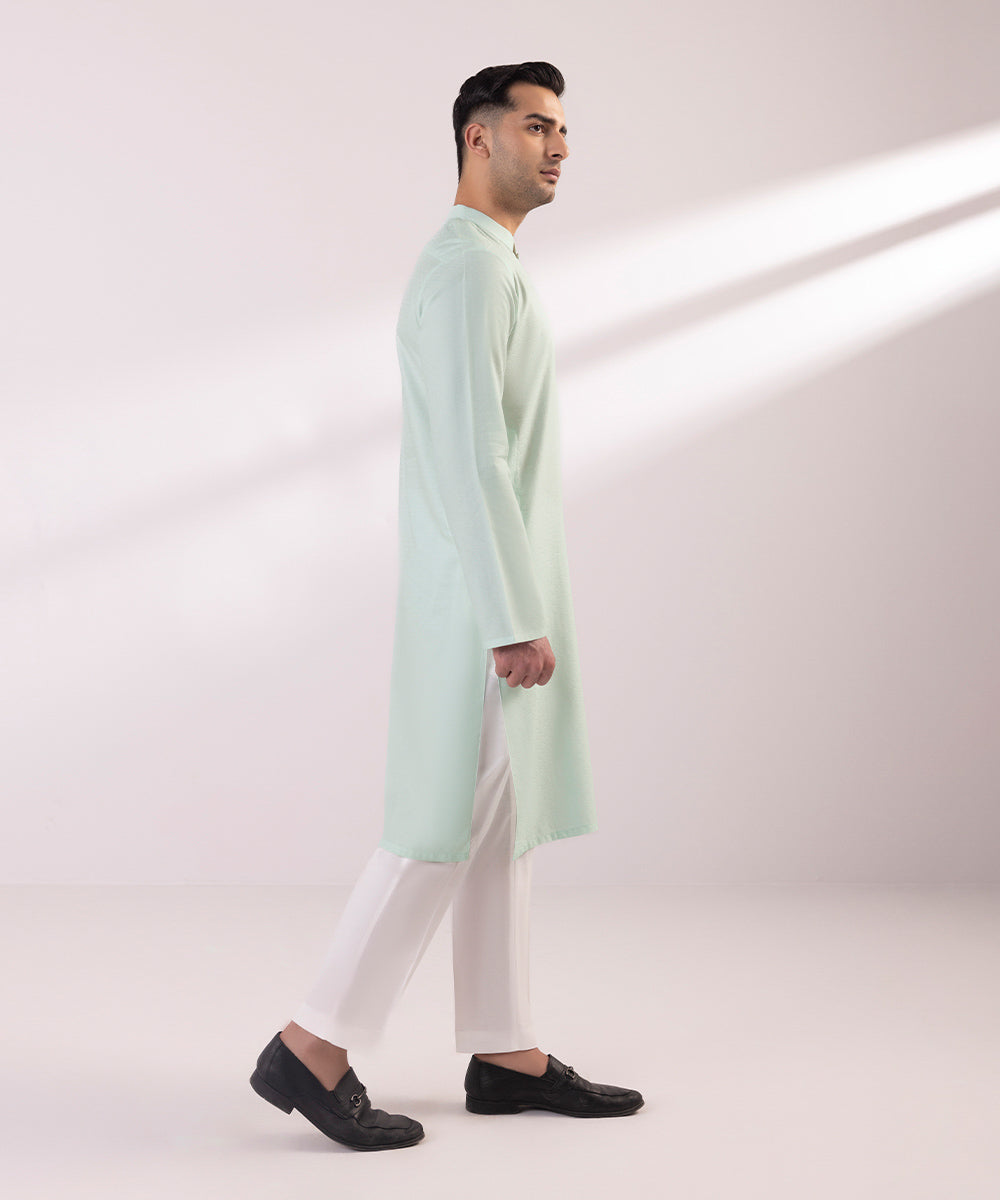 Cotton Jacquard Kurta