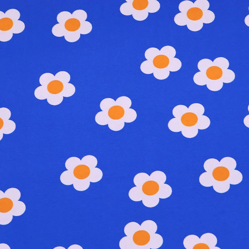 Cotton Jersey - Royal Blue - Daisy