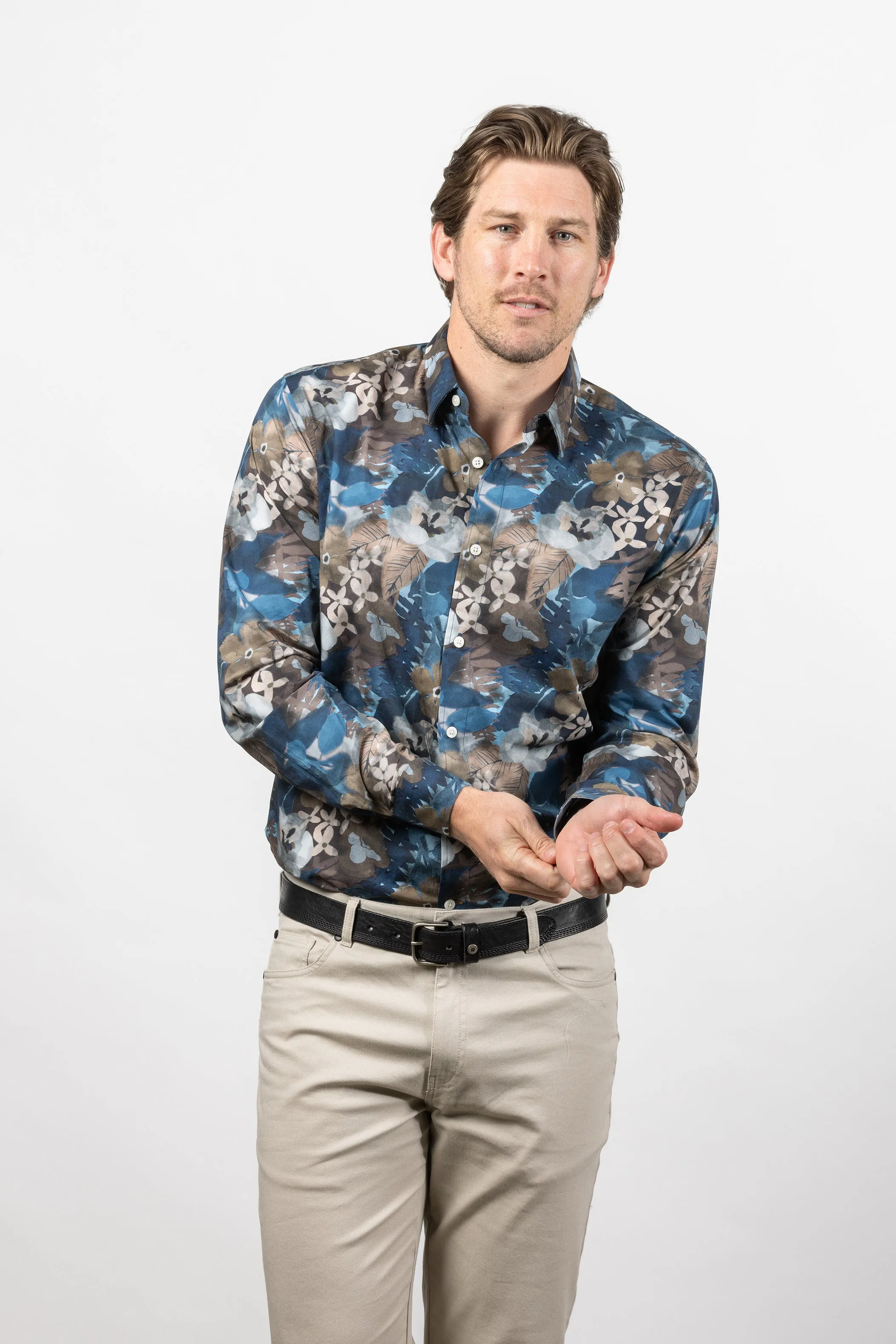 Cutler & Co - Nigel Shirt - Blue Mist