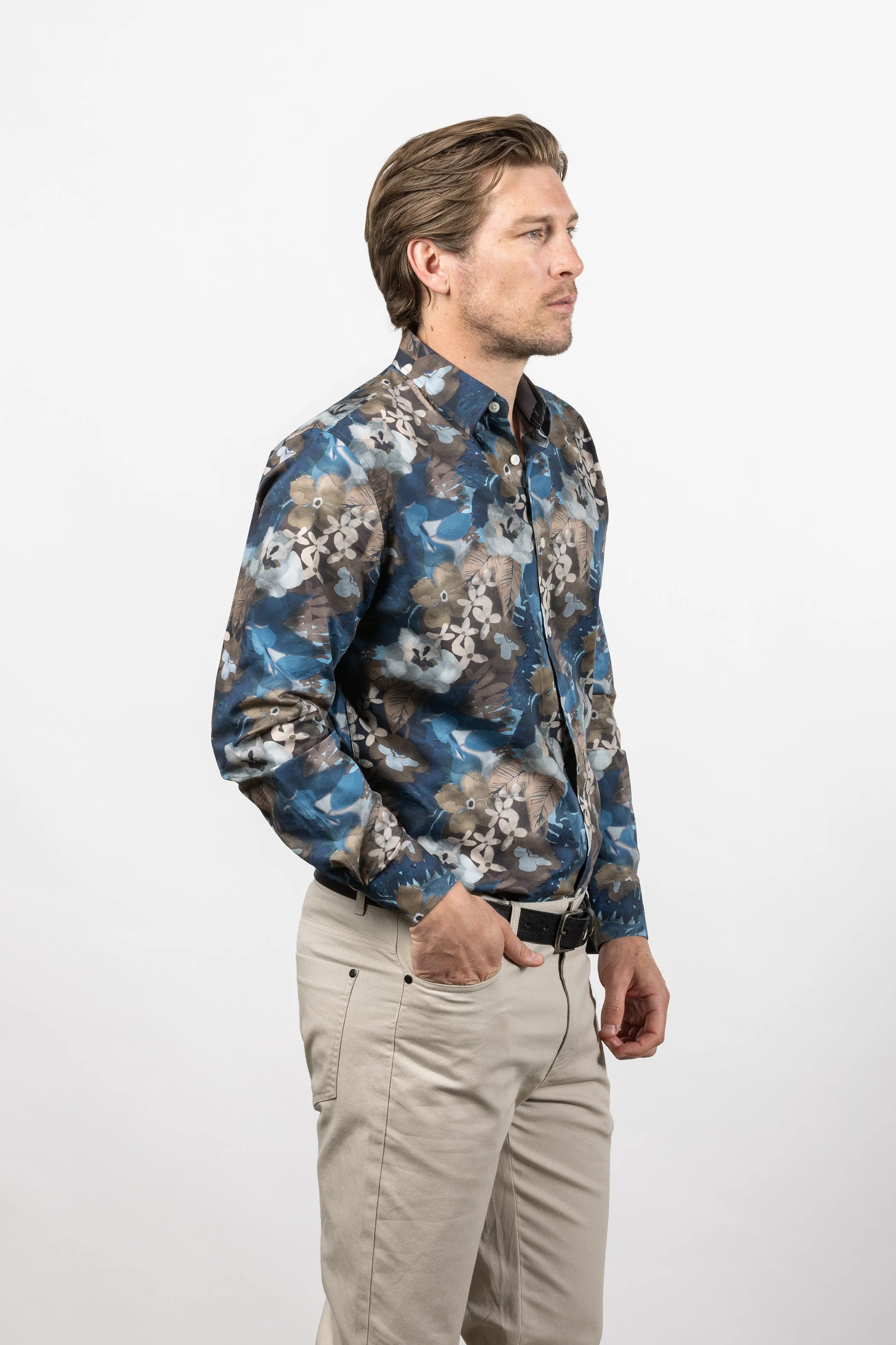 Cutler & Co - Nigel Shirt - Blue Mist