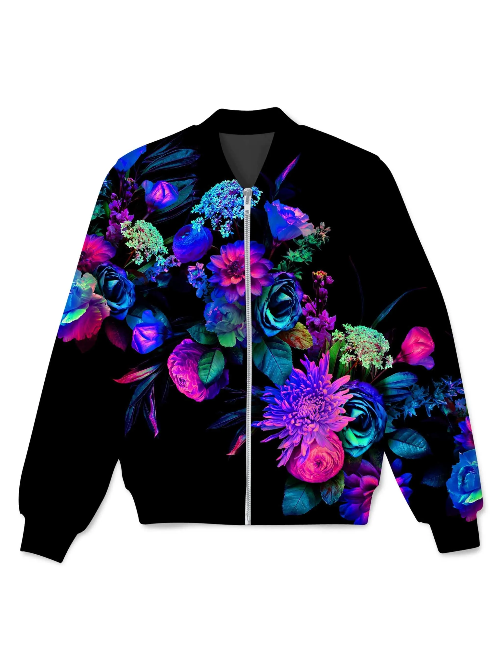 Darkest Bloom Bomber Jacket