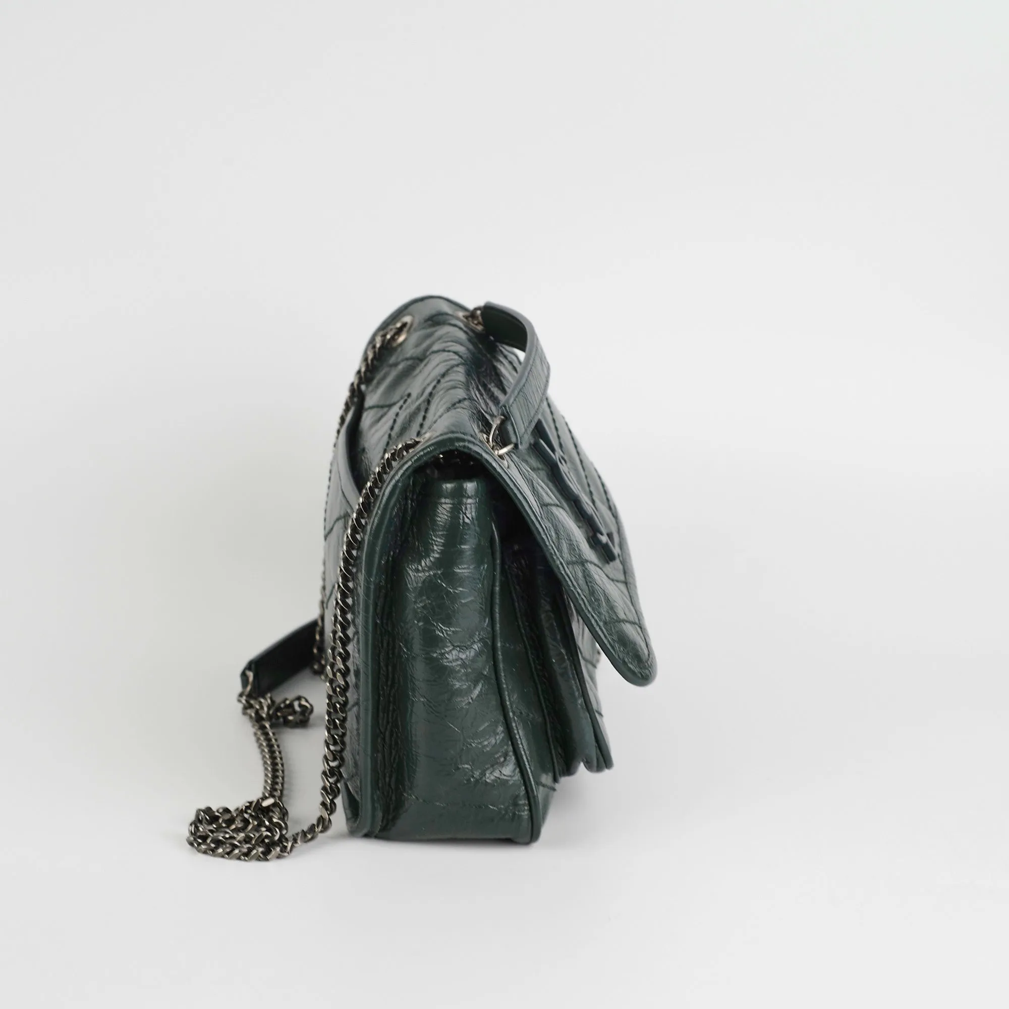 Deal of the Week- Saint Laurent Niki Baby Green Shoulder Bag