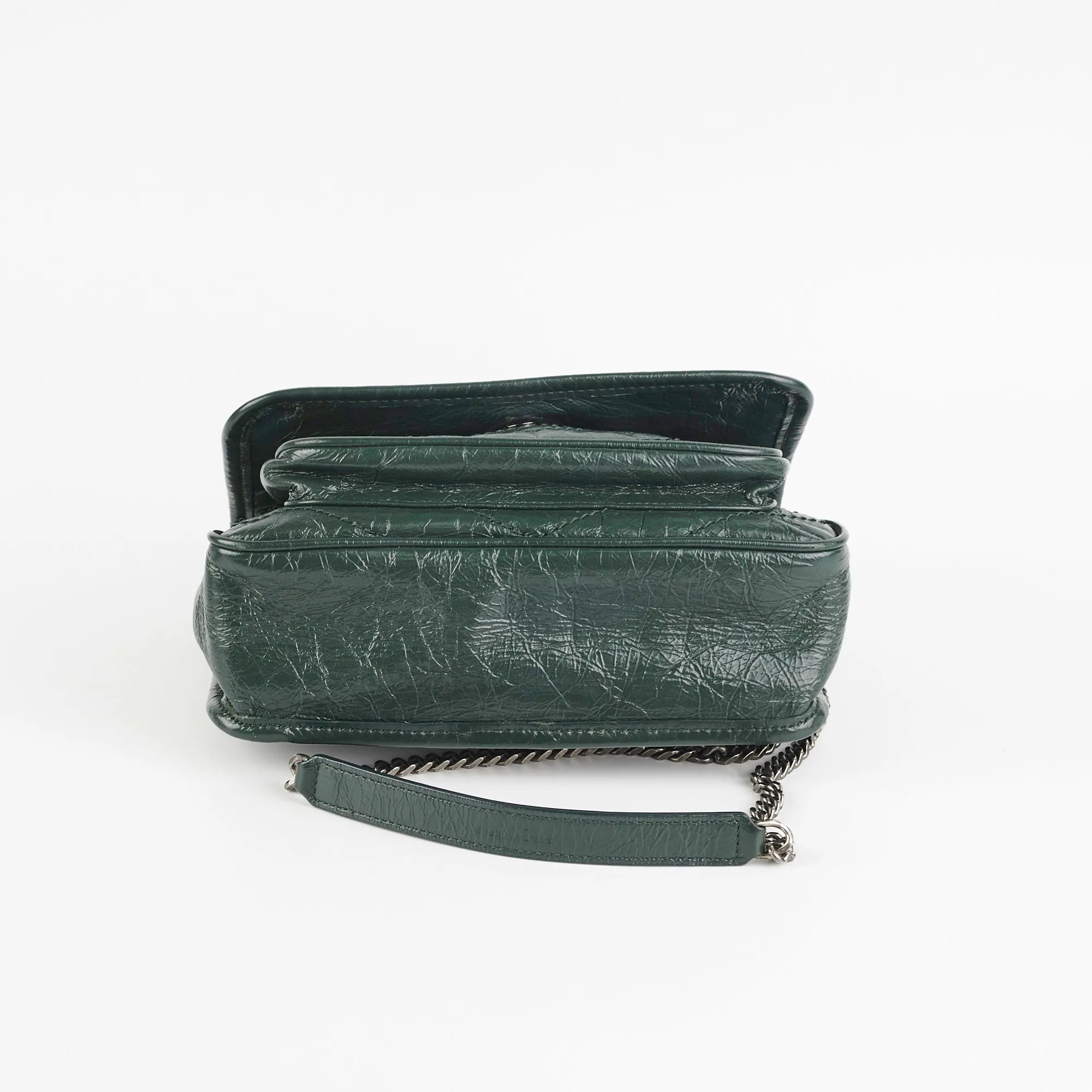 Deal of the Week- Saint Laurent Niki Baby Green Shoulder Bag