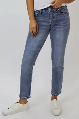 Dear John Blaire High Rise Ankle Slim Straight Jeans - Urban Bay