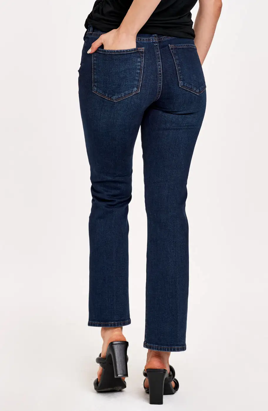 Dear John Jeanne Super High Rise Cropped Flare Jeans Ryder