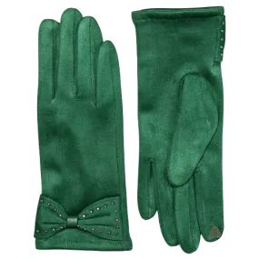 Dents Touchscreen Faux Suede Gloves