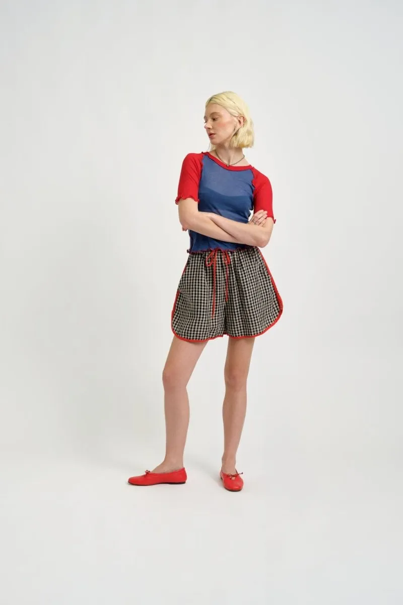 Eliza Faulkner Ruth Tee - Blue & Red (Online Exclusive)