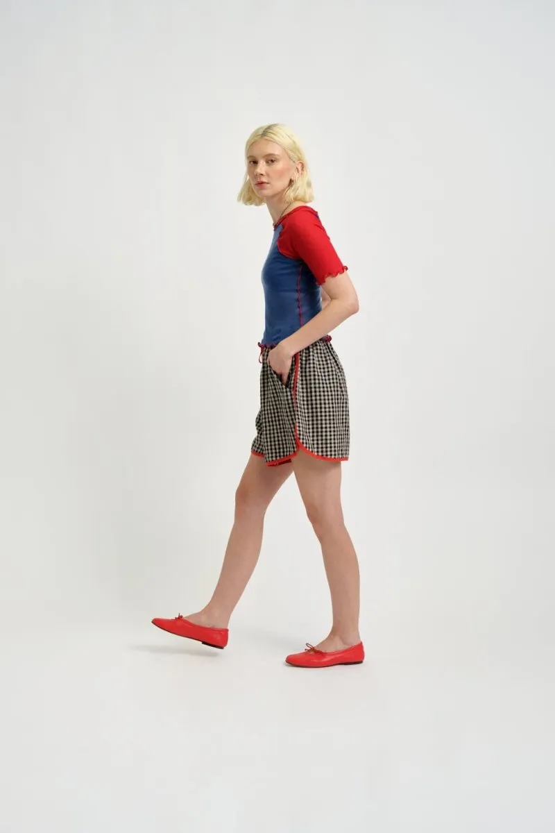 Eliza Faulkner Ruth Tee - Blue & Red (Online Exclusive)