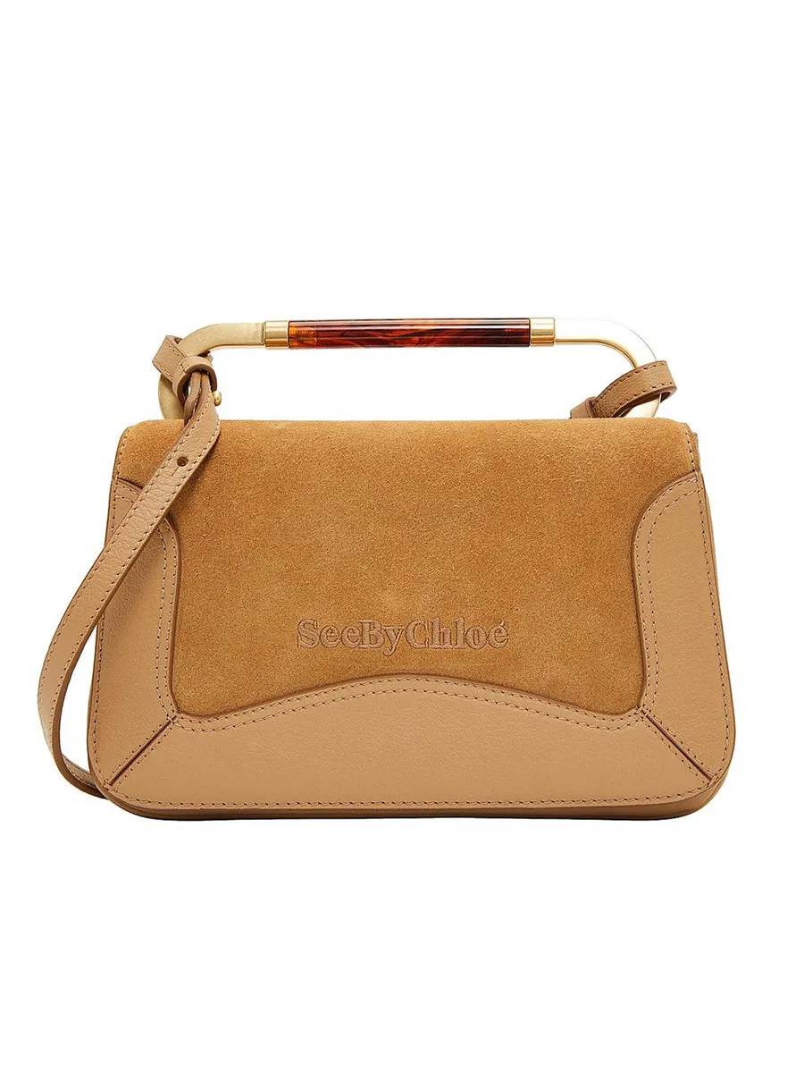 Ella Shoulder Bag in Coconut Brown