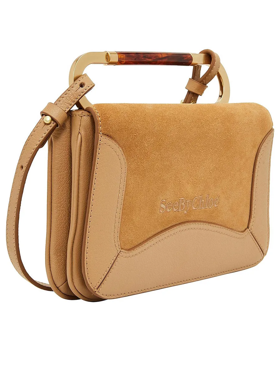 Ella Shoulder Bag in Coconut Brown