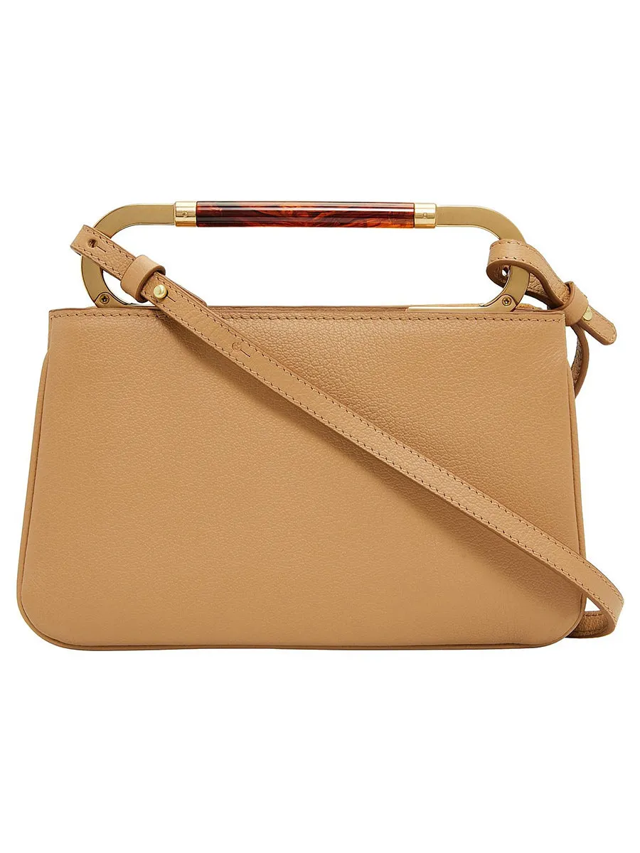 Ella Shoulder Bag in Coconut Brown