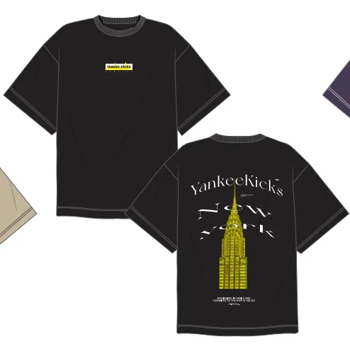 Empire state T-SHIRT/BLACK