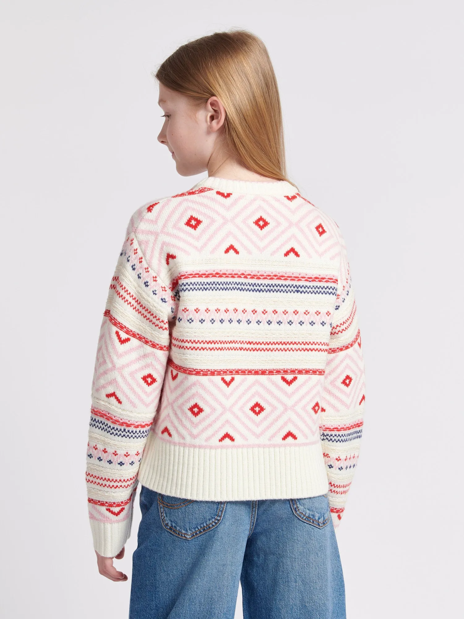 Fair ISLE Cardigan Marshmallow