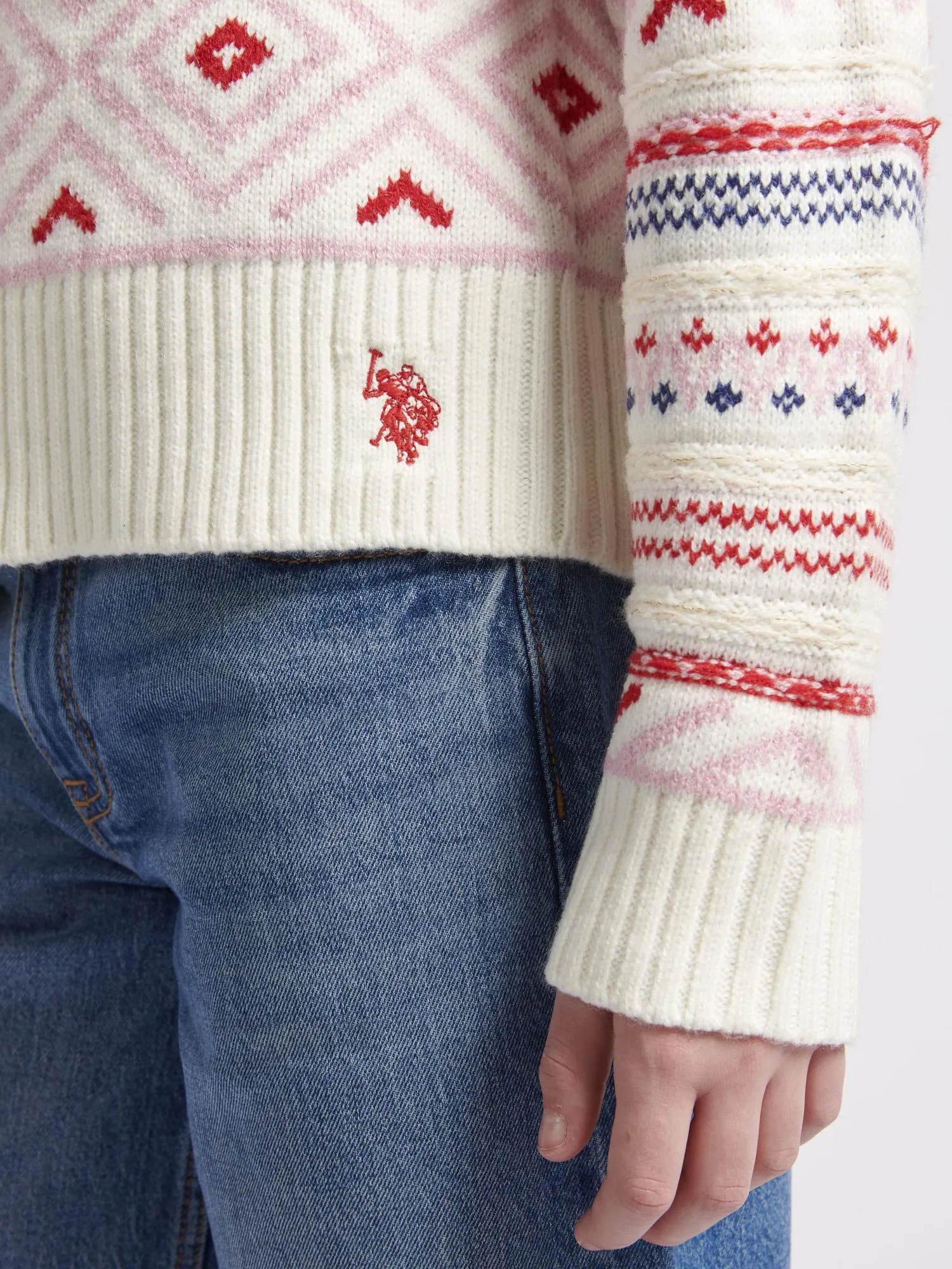 Fair ISLE Cardigan Marshmallow