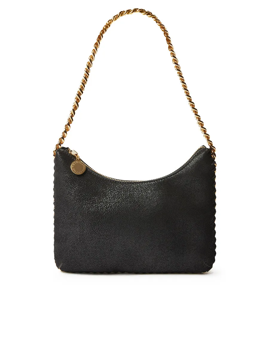 Falabella Zip Mini Shoulder Bag in Black