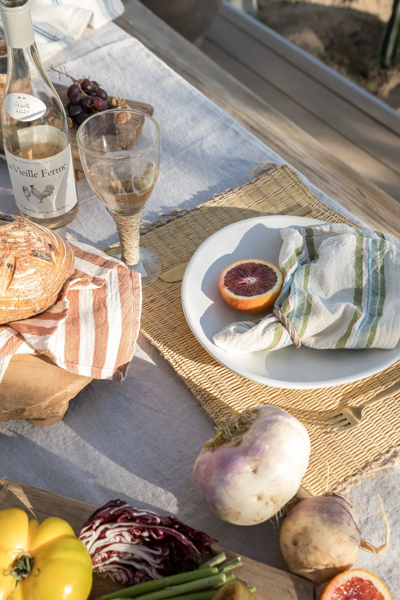 Farm Table Napkins - Set of 4 (Online Exclusive)