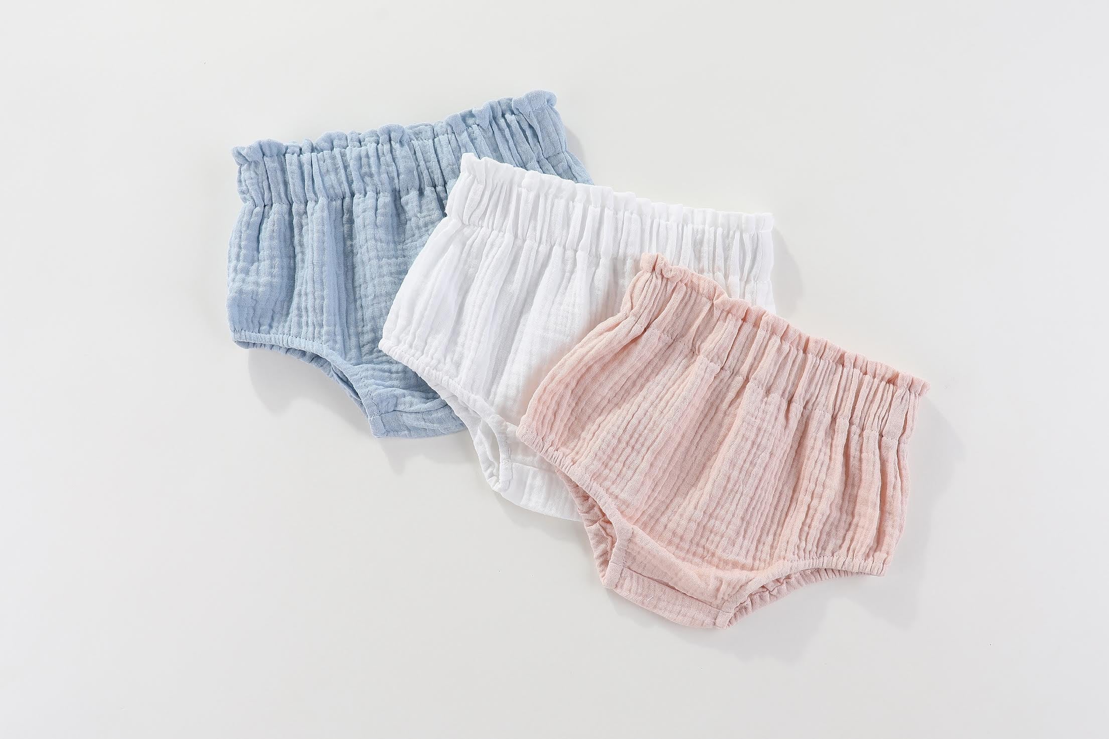 Gaia 100% Cotton bloomers: 0-3M, 3-6M, 6-12M, 1-2Y