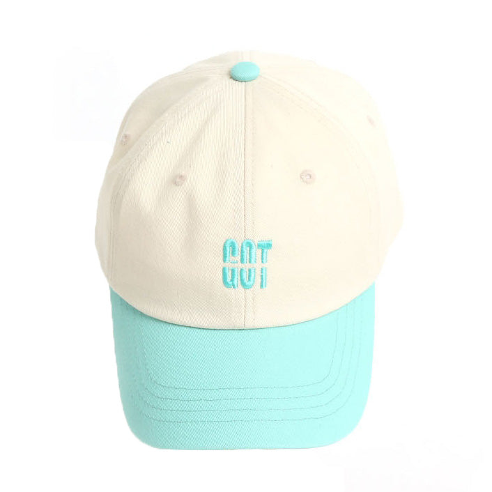 GOT Embroidery Contrast Baseball Caps Color-blocked Hats Unique Novelty Unisex Mens Womens Adjustable Korean Kpop Style Street F