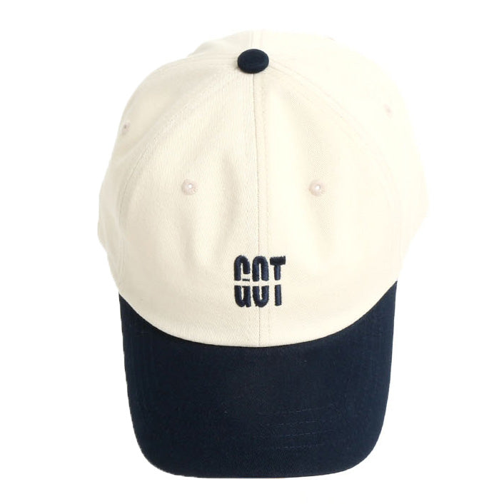 GOT Embroidery Contrast Baseball Caps Color-blocked Hats Unique Novelty Unisex Mens Womens Adjustable Korean Kpop Style Street F