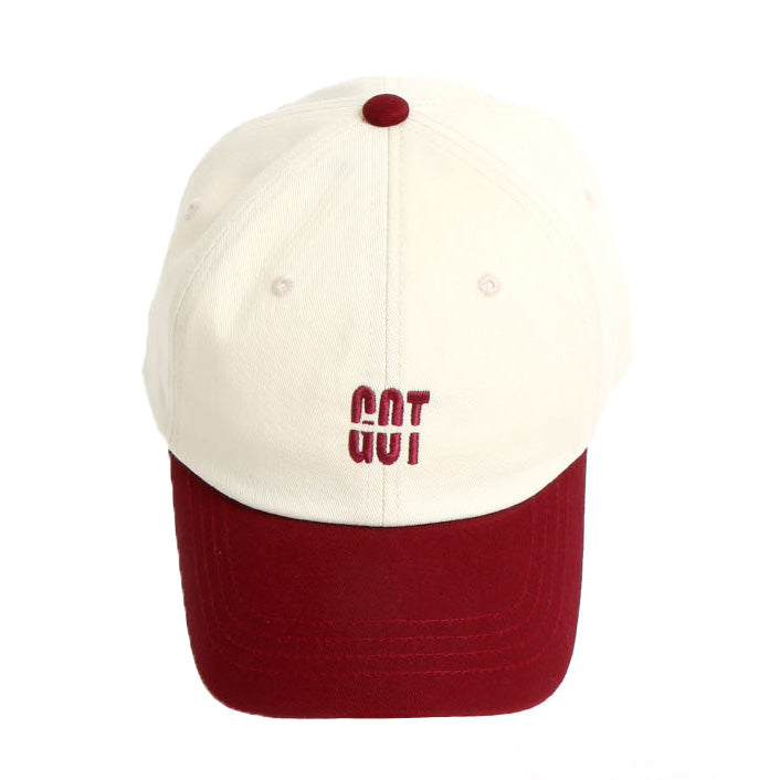 GOT Embroidery Contrast Baseball Caps Color-blocked Hats Unique Novelty Unisex Mens Womens Adjustable Korean Kpop Style Street F