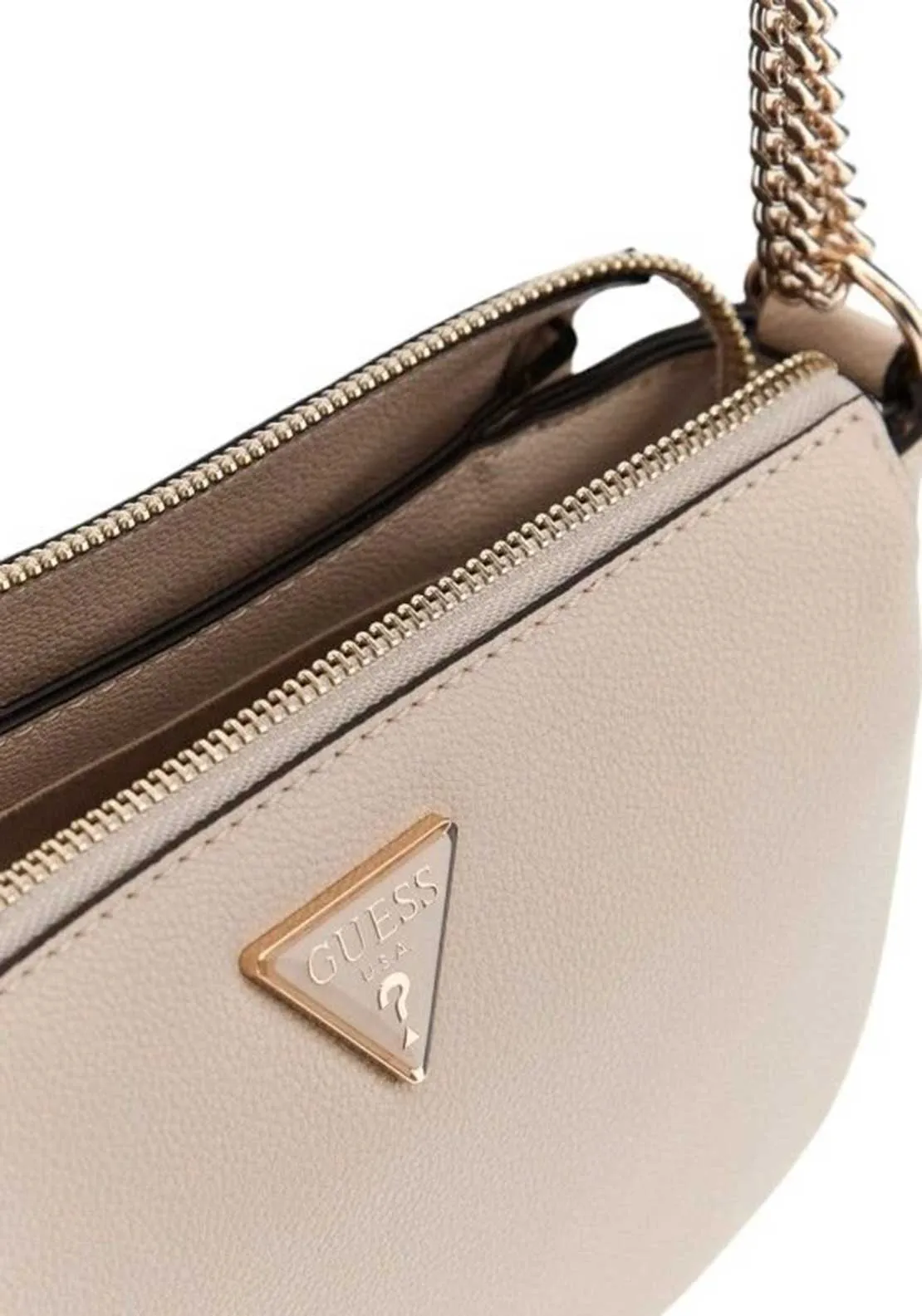 Guess Fedora Chain Strap Shoulder Bag, Cream