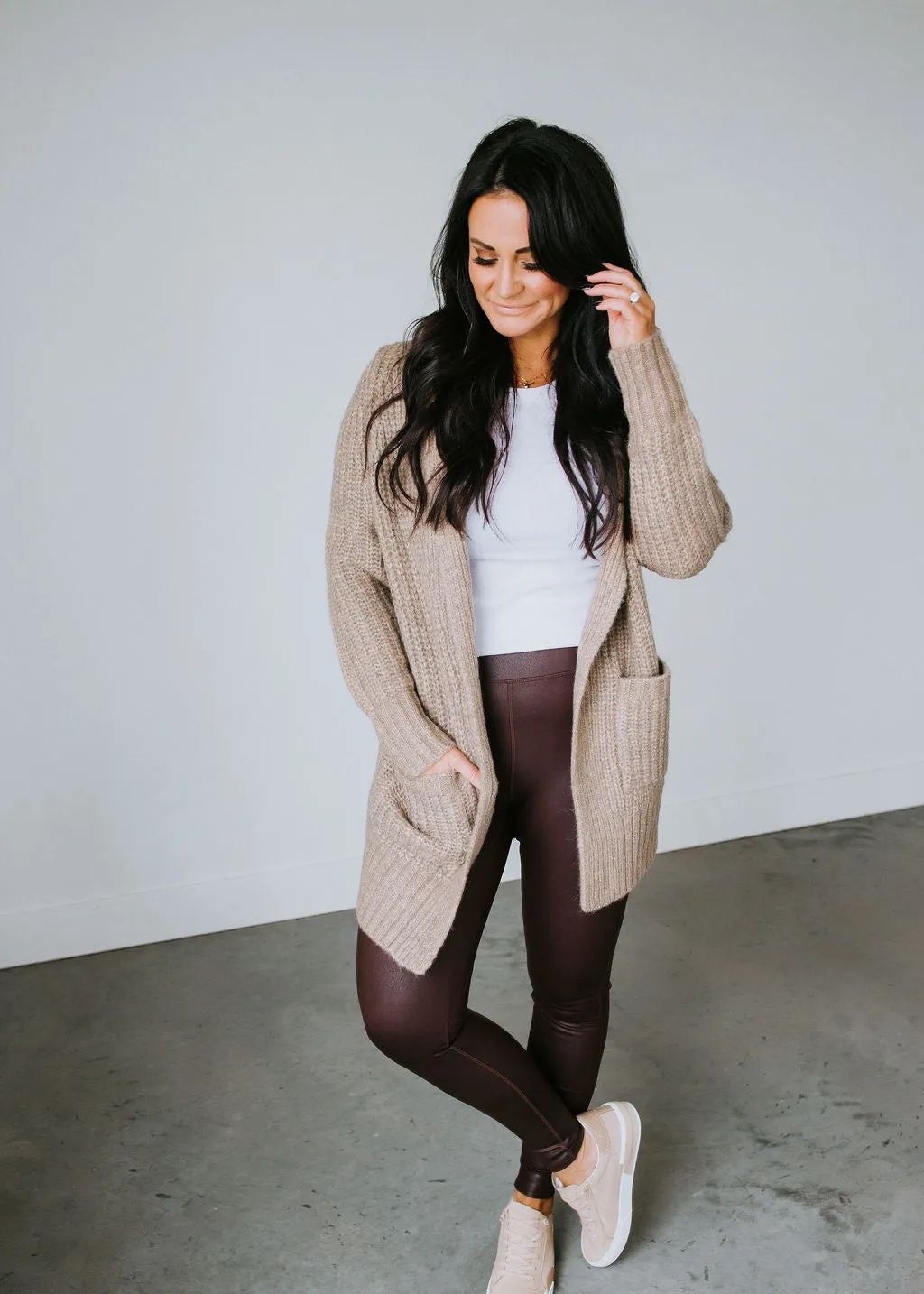 Hattie Open Front Cardigan