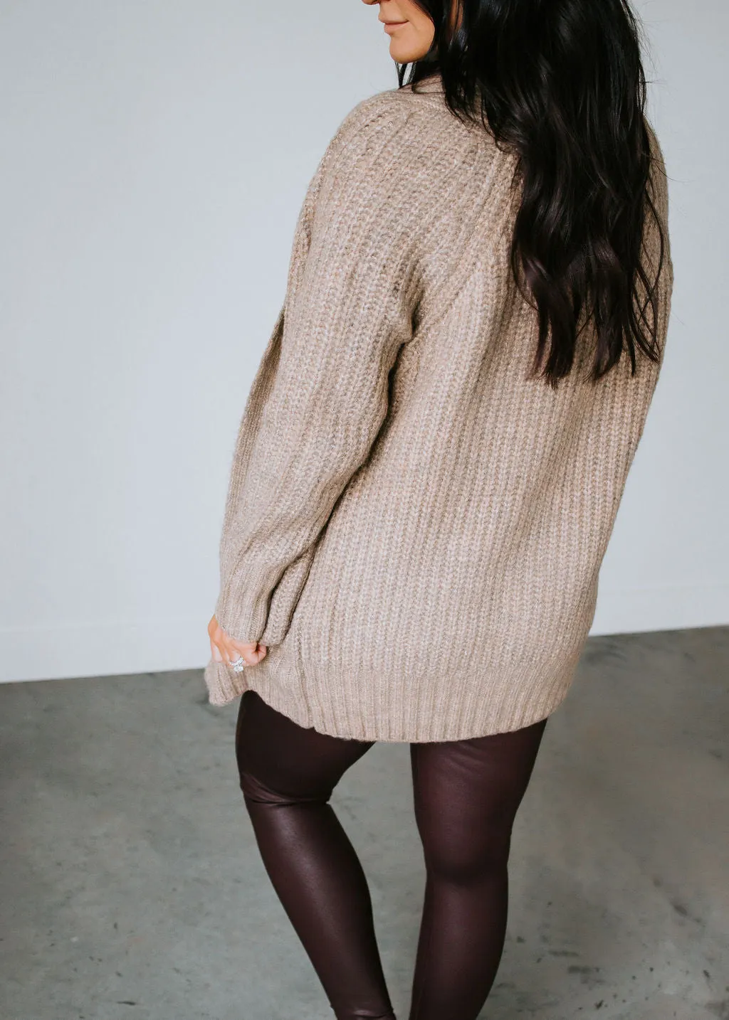 Hattie Open Front Cardigan