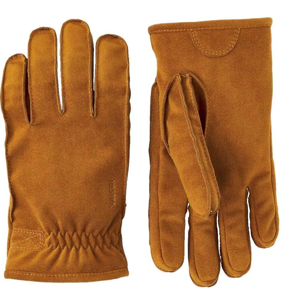 Hestra Men's Viljar Vegan Nubuck Gloves - Cork | George Fisher