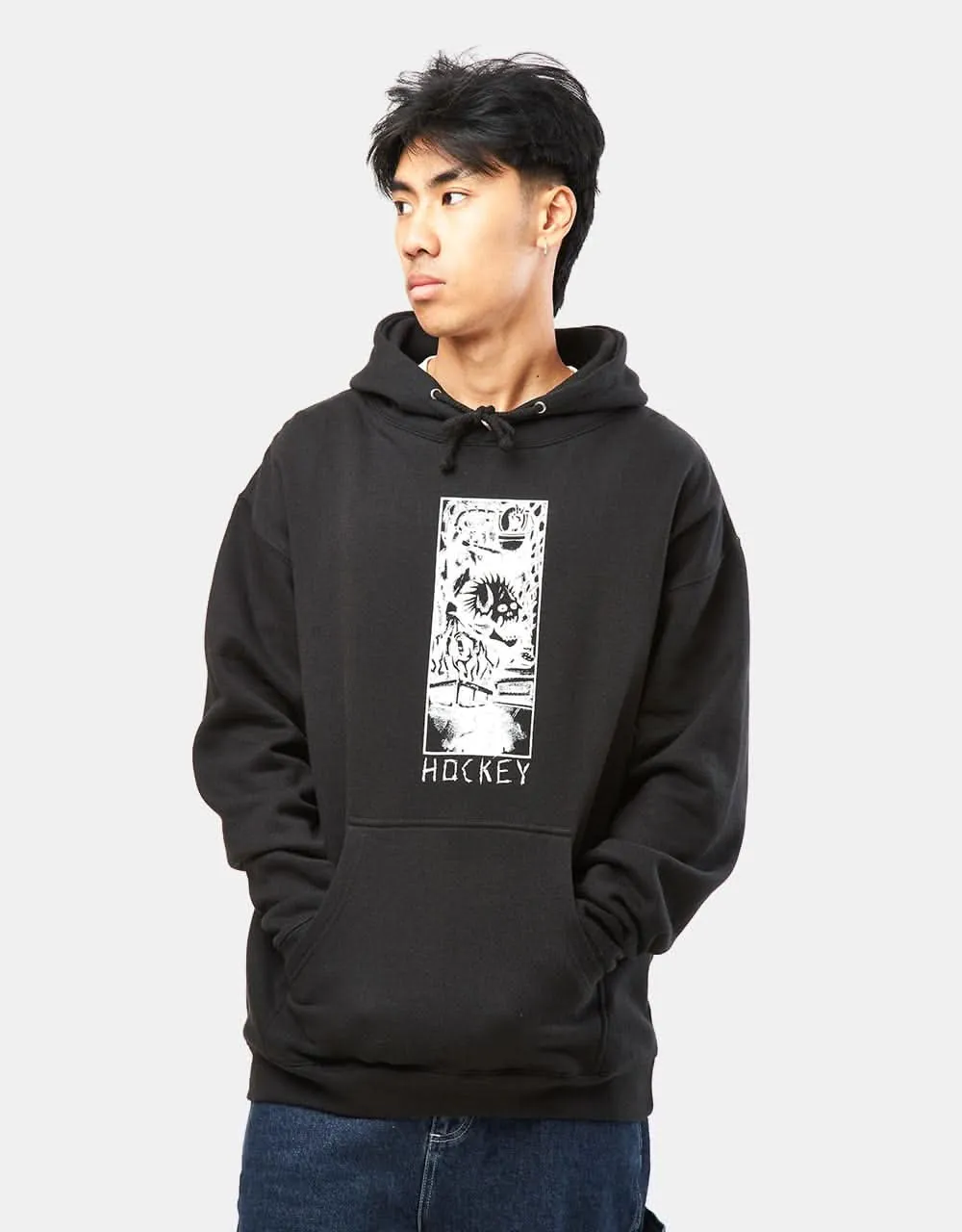 Hockey x Diego Todd Mere Mortal Pullover Hoodie - Black