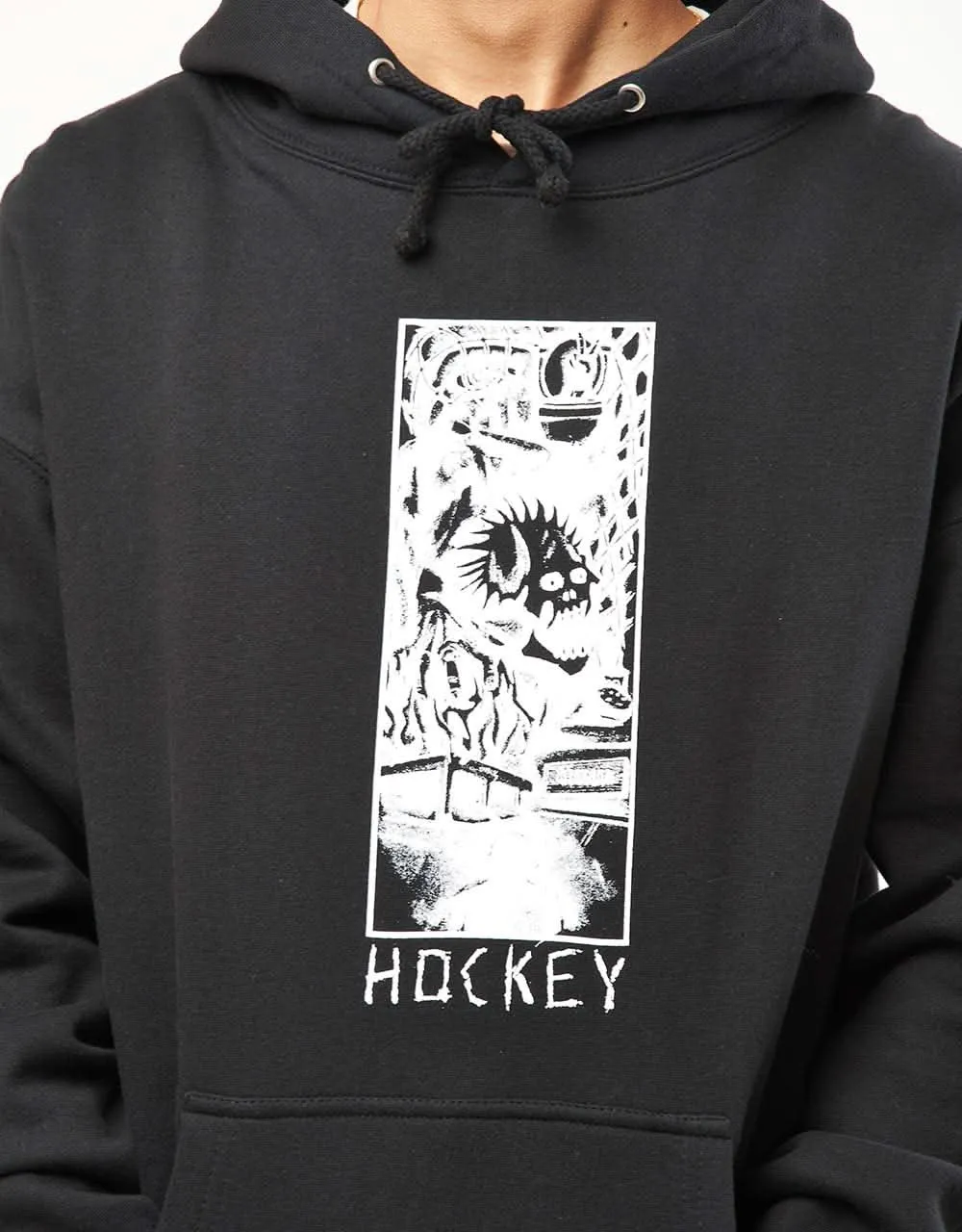 Hockey x Diego Todd Mere Mortal Pullover Hoodie - Black