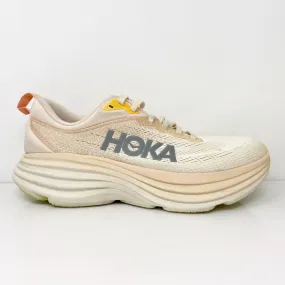 Hoka One One Womens Bondi 8 1127952 CMV Beige Running Shoes Sneakers Size 9.5 B