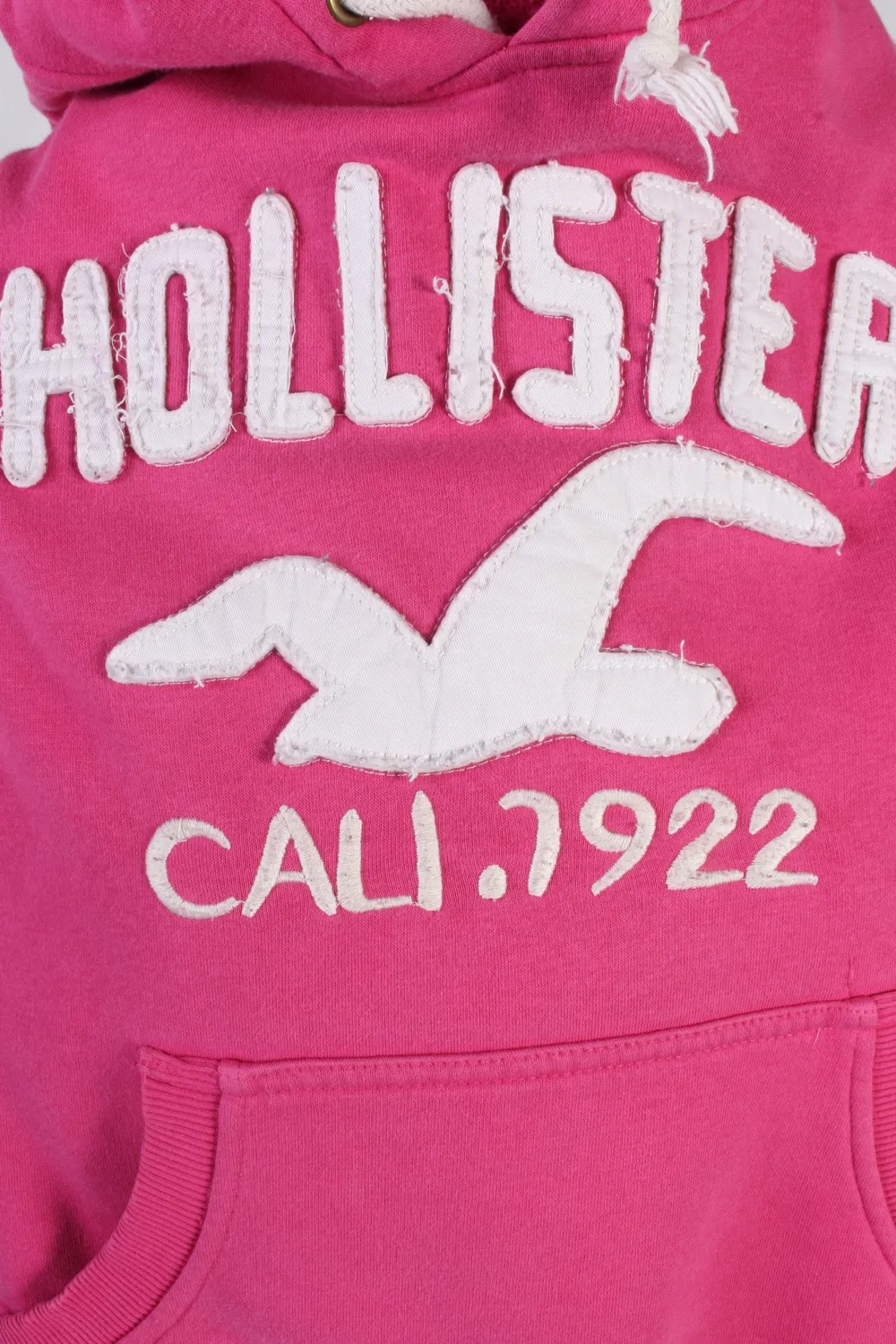 Hollister Hoodie Sweatshirt Top Womens Pink M - Pepper Tree London