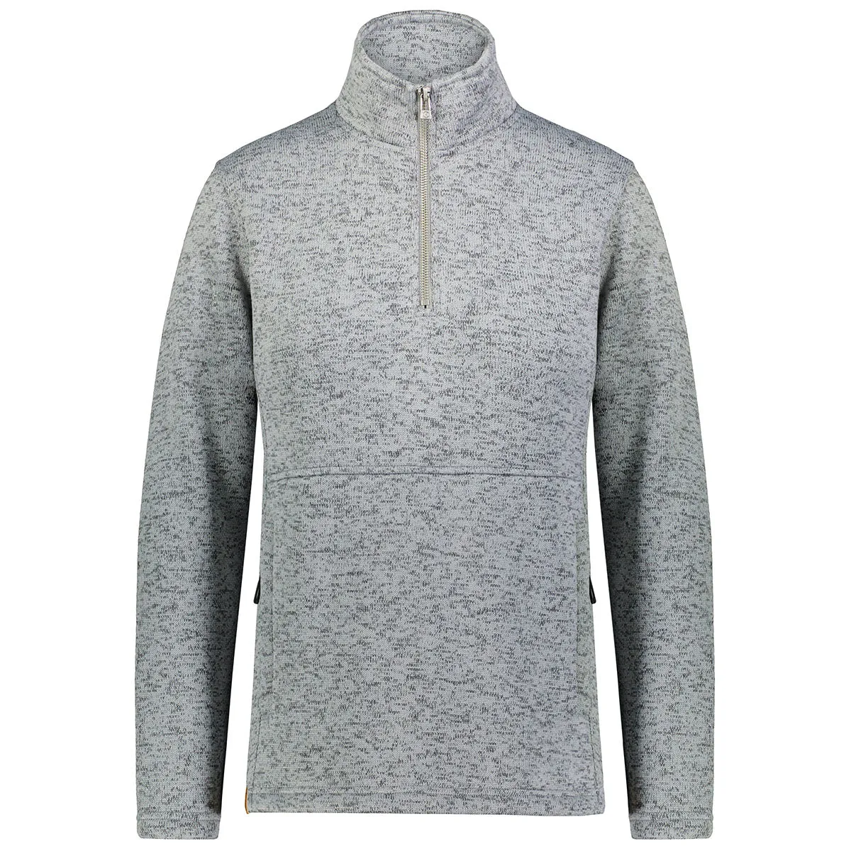 Holloway Women's Graphite Heather Alpine Sweater Fleece 1/4 Zip Pullover