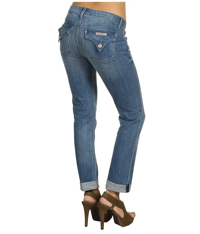 Hudson Jeans Bacara Crop Straight Cuffed in Sicily Women's