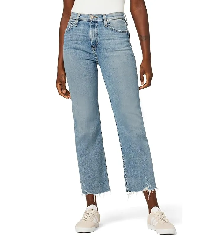 Hudson Jeans Remi High-Rise Straight Crop in Sunlight Women's