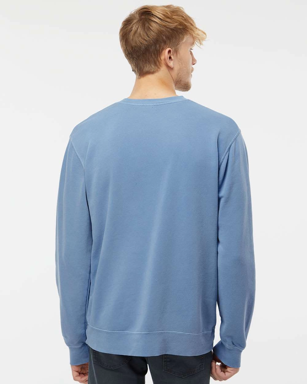 Independent Trading Co. PRM3500 Unisex Pigment Dyed Crew Neck Pullover SKU: PRM3500