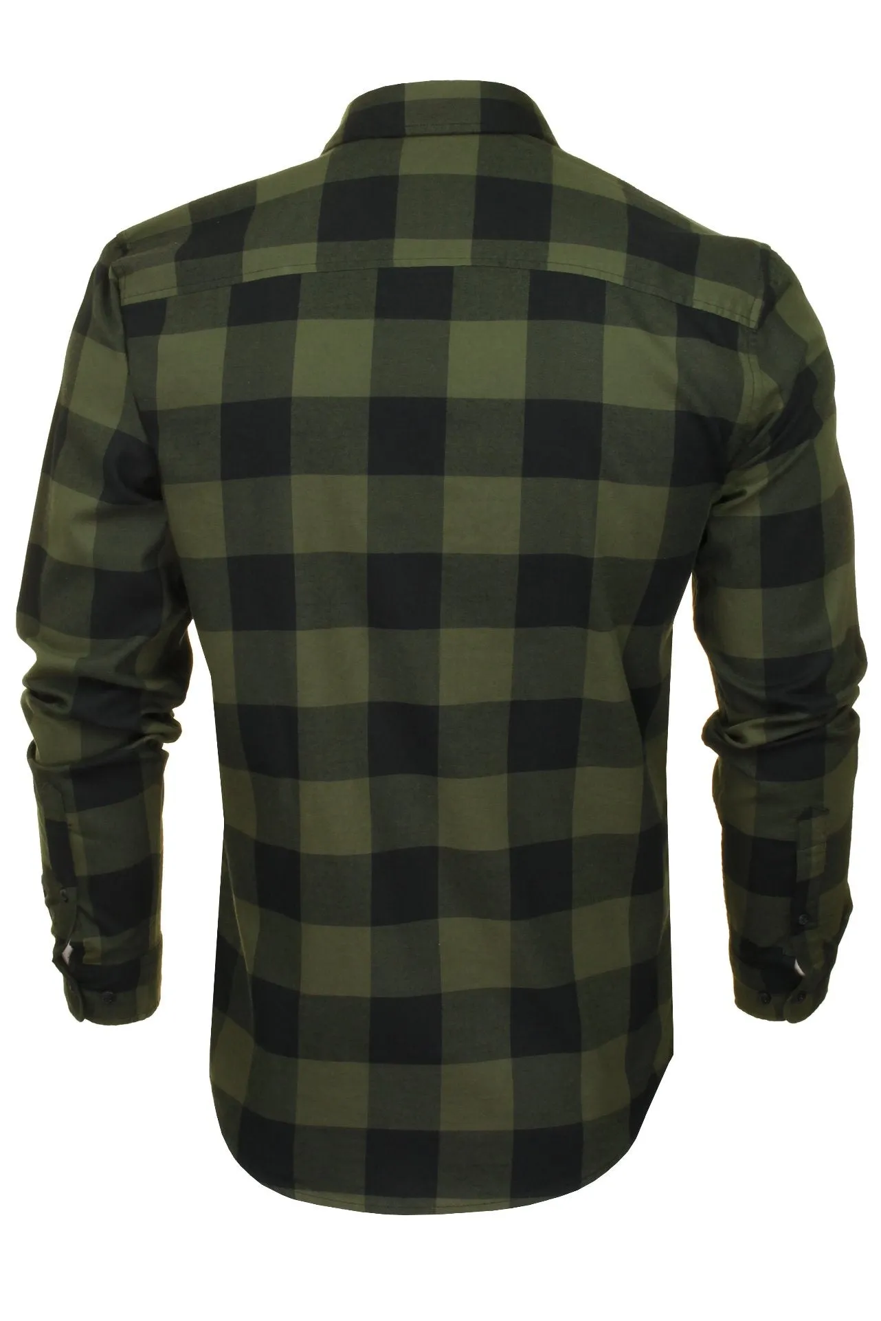 Jack & Jones Men's 'Gingham' Check Twill Shirt - Long Sleeved