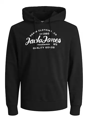 Jack & Jones Plus Size Logo Print Hoodie