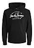 Jack & Jones Plus Size Logo Print Hoodie