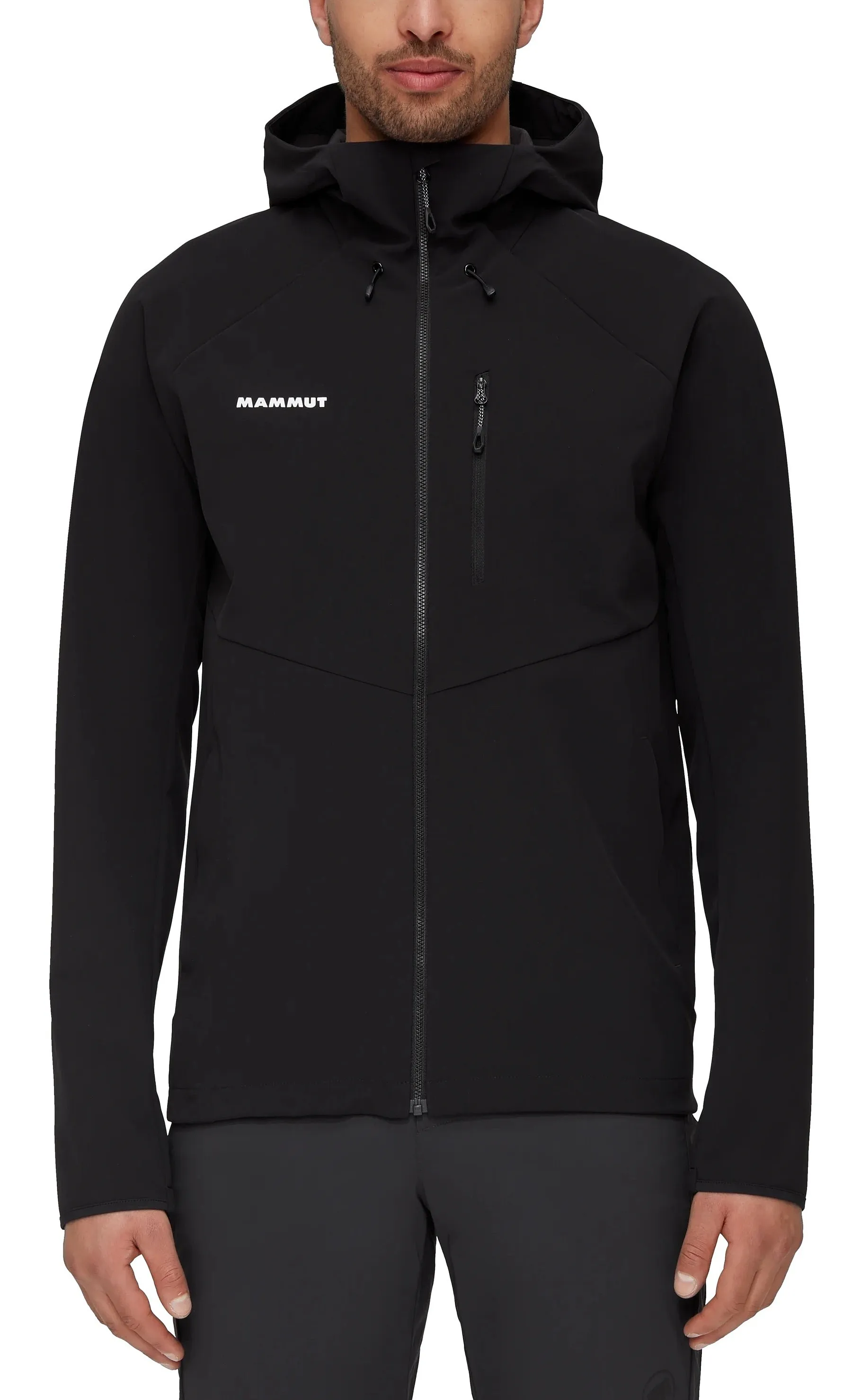 jacket Mammut Ultimate Comfort SO Hooded - Black - men´s