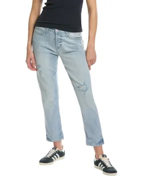 JEN7 Women's Josefina High Waist Ankle Boyfriend Jeans Blue Size 25