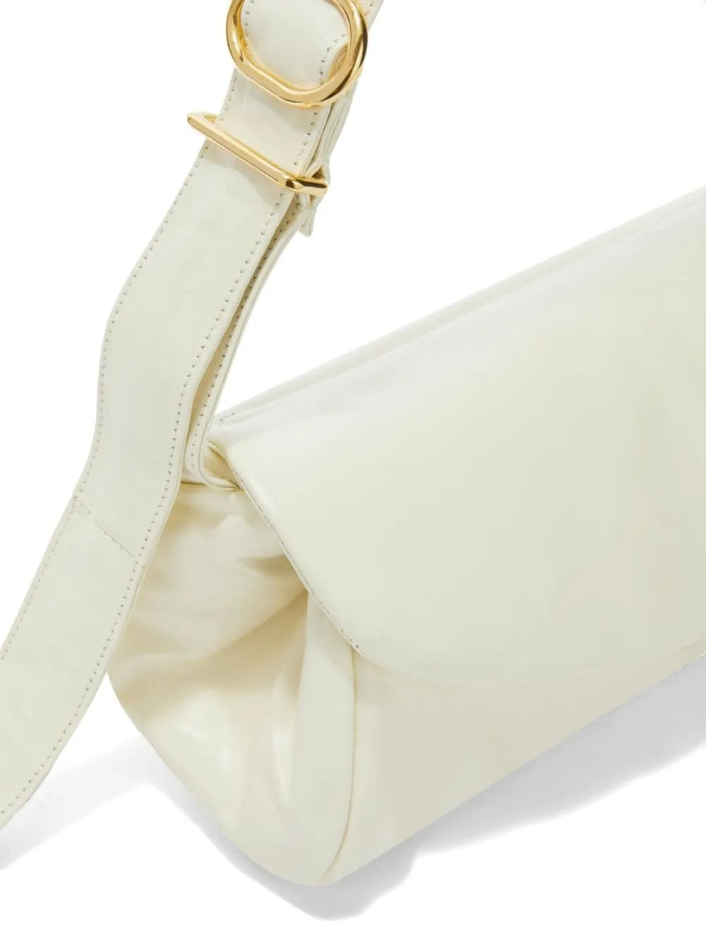 Jil Sander Fashion    Jil Sander Fashion Cannolo Padded Large Leather Shoulder Bag