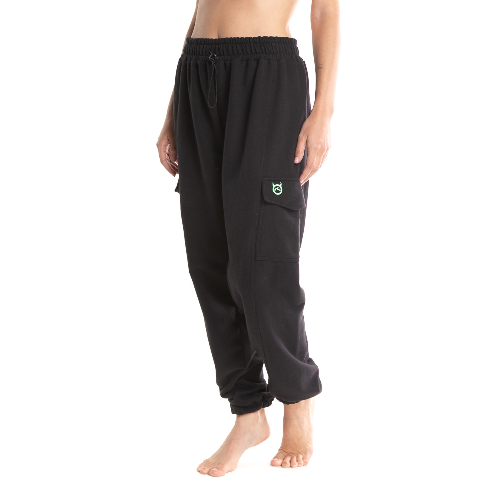 Jogging Rusty Maxo Cargo Trackpant Ld Black