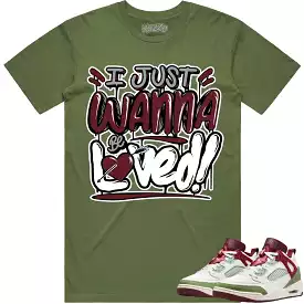 Jordan Spizike Year of the Dragon Shirt to Match - BURGUNDY LOVED