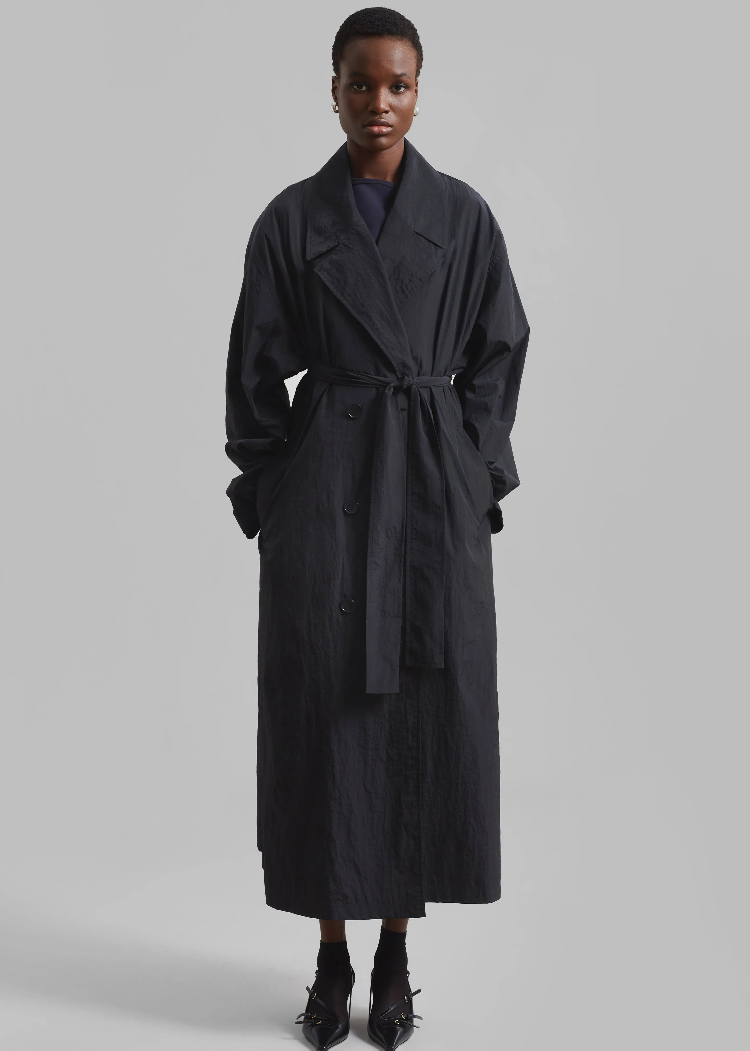 Jude Trench Coat - Black