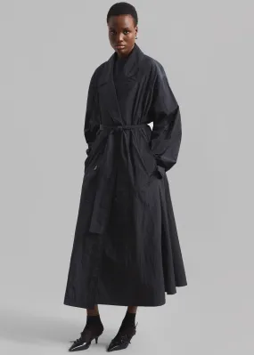 Jude Trench Coat - Black